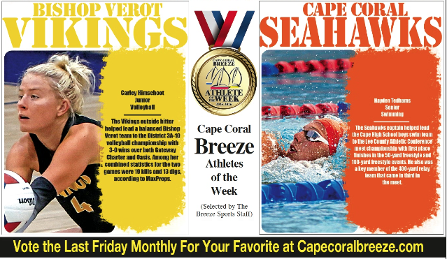 Athletes of the Week | Oct. 24 | Carley Himschoot & Hayden Tedhams